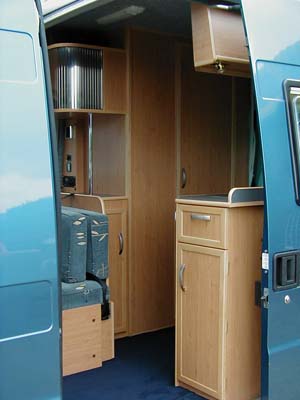 Fiat Ducato Camper. Fiat Ducato side load