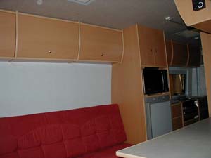 Sprinter seating area