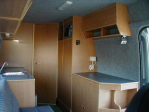 Sprinter conversion - back corner view