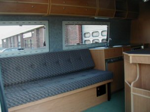 Sprinter conversion - seating view