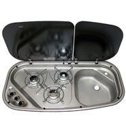 Cramer 3 Burner Hob Sink Combi Unit