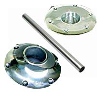 28 Inch Chrome Island Leg Set