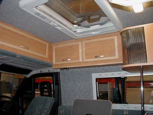 Fiat Ducato overhead cupboards