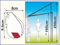 Fiamma F35 Pro Titanium Awning - measurements