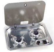 Cramer 2 Burner Hob with Glass Lid