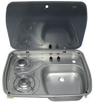 Cramer 2 Burner Hob & Sink Combi Unit